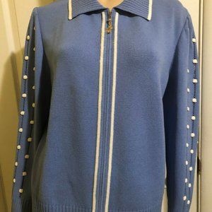 St John Sport Santana Knit Jacket size 16